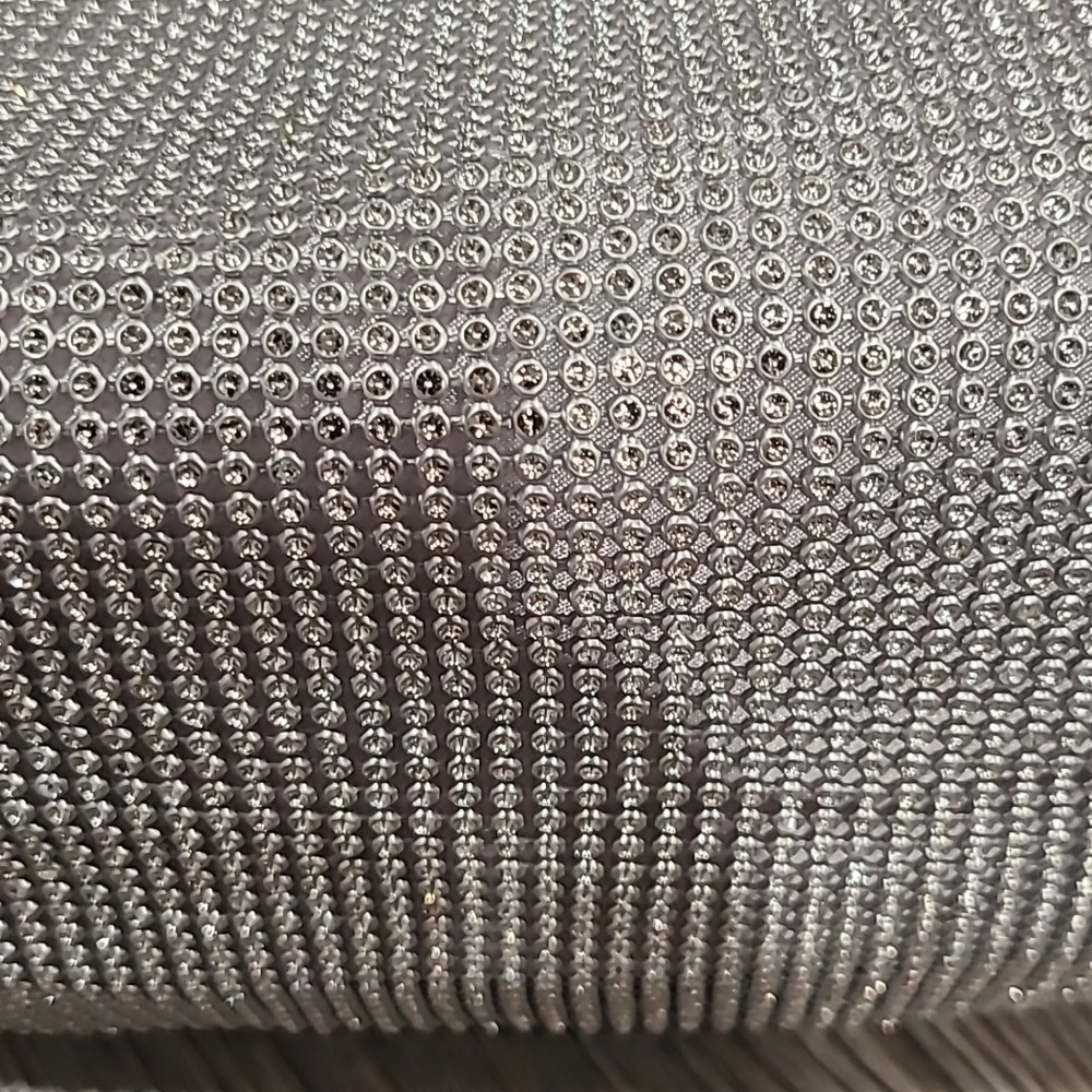 A New Day Mia Mille Silver Crystal Mesh Handbag - Picture 5 of 5